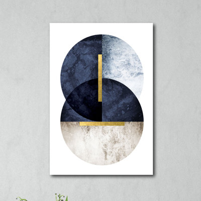 «Dark Navy», impression sur toile tendue