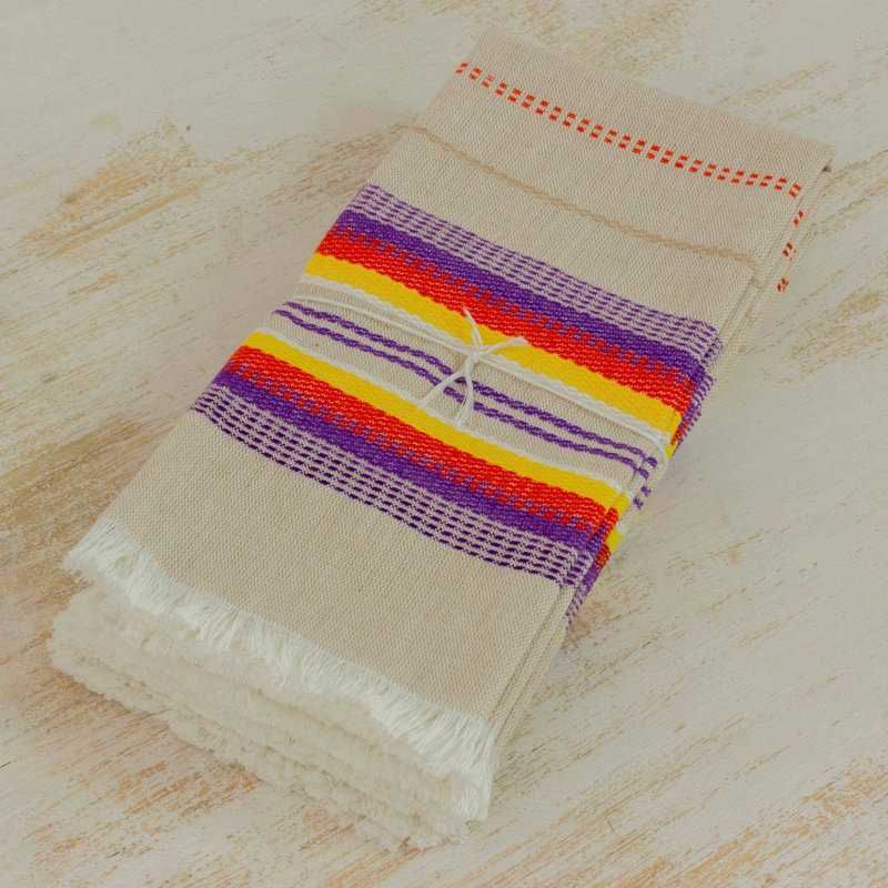 Dellbrook Cotton Striped Rectangle Napkin