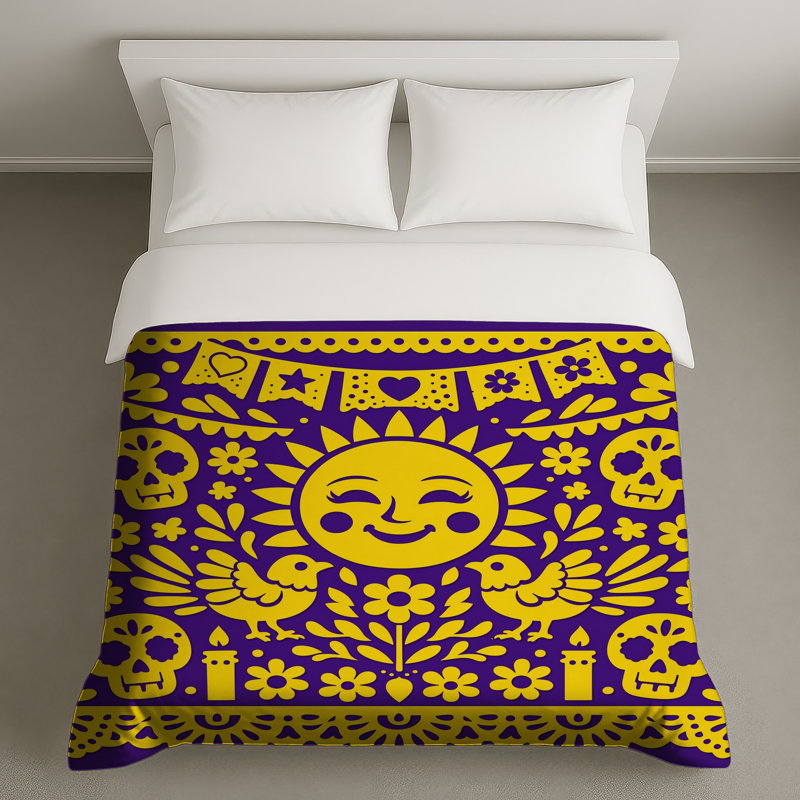 Day Of The Dead Duvet Covers, King