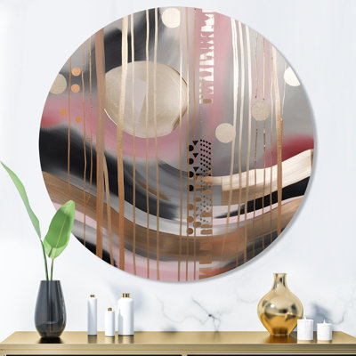 Cercle rose et or rose Chaos I