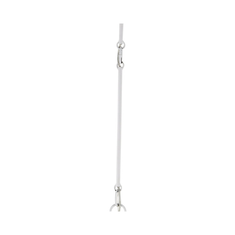 12 "(6) tiges d'extension peintes Gesso White