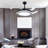 Kashyia 42'' Ceiling Fan with LED Lights