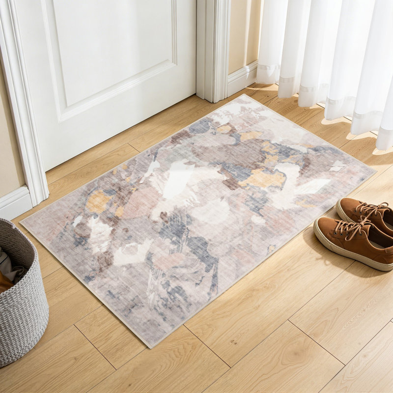 Contemporary Design Multi Accent Rug, Rectangle 2' x 3'
