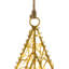 Ensemble de 2 décorations de Noël à DEL avec étoiles étoilées - Or - 18 po