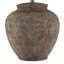 Lampe de table 16 "avec abat-jour en tissu Willhite, brun