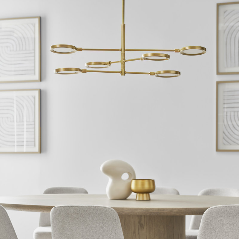 Spectica 6 Chandelier, Bronze