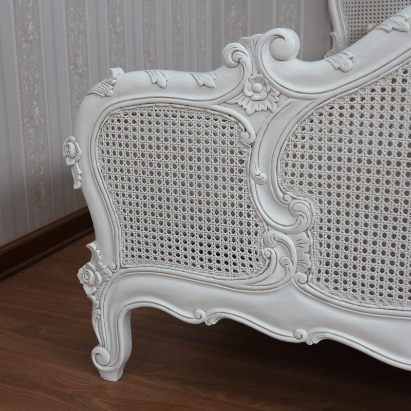 Lecanuet Solid Wood Bed, Wax Polish, Super King (6')