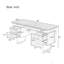 Nila Metal Base Computer Desk-937353166