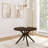 Muhsina Cross Leg Round Dining Table (47in x 47in / 1194mm x 1194mm)-826363143