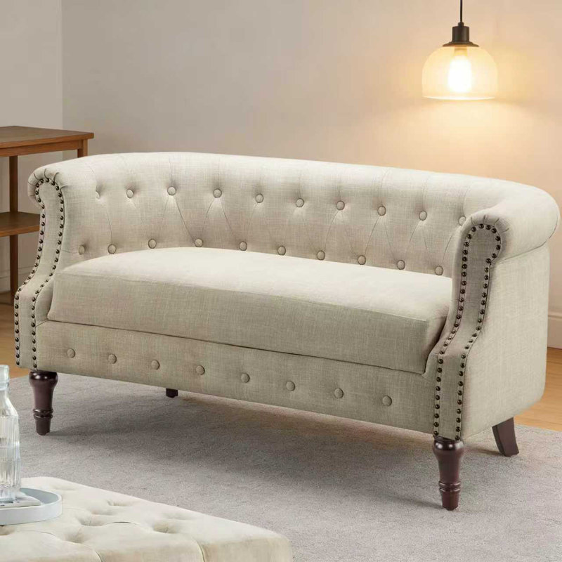 Loveseat Sofa for Living Room - Long Couch in a Box, Love Seat for Small Area, Couches for Living Room