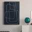 Shapes and Night Sky II - impression sur toile tendue-1782530891
