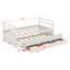  Lit de jour simple en bois avec 3 tiroirs de rangement, lit gigogne Makemson-1074629661