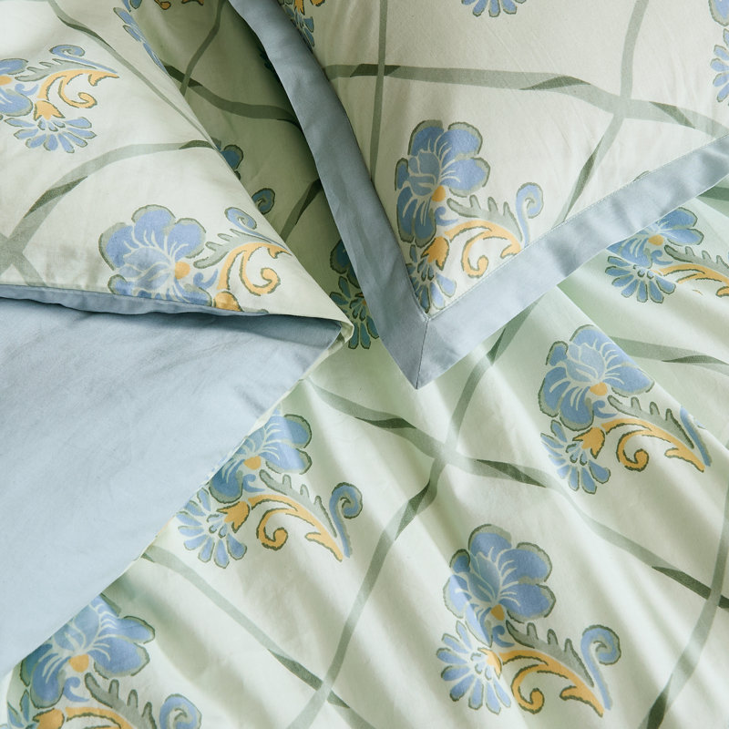 Ensemble d'édredon Brooklyn Loom Olivia Brooklyn, Édredon pour très grand lit + 2 taies décorativ