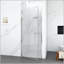 Porte de douche pivotante sans cadre avec verre trempé de 6 mm, fermeture magnétique et installation réversible