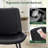 Dining Chairs Set Of 2, PU Leather Upholstered Modern Armless Kitchen Dining Side Chair for Kitchen, Dining, Living, Reception, Office Guest Chairs, and Outdoor-894946873-894946876