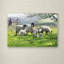 «Black Mountain Sheep Landscape» par Armand, reproduction sur toile-21649857