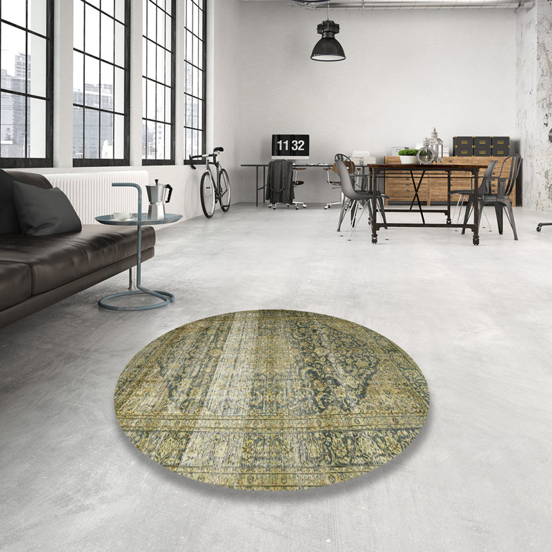 Appomattox Oriental Indoor Rug, Round 5'