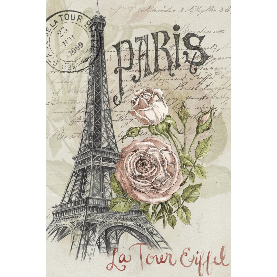 Leinwandbild Paris Sketchbook I von Jennifer Paxton Parker