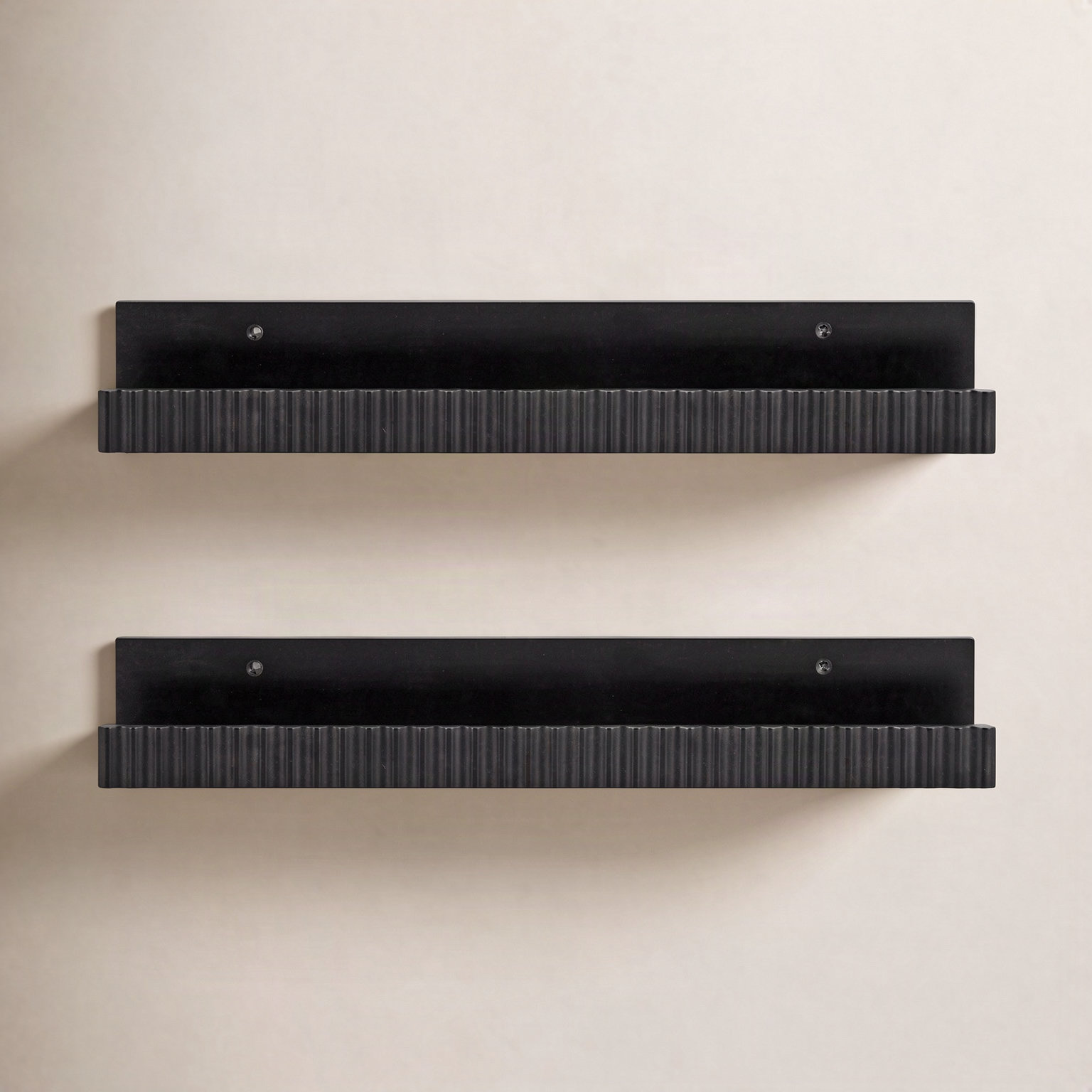 Trudie 24" Floating Shelf, Black