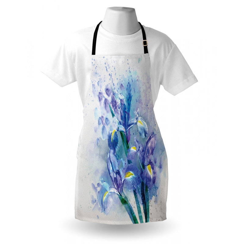 Tablier de fleur aquarelle