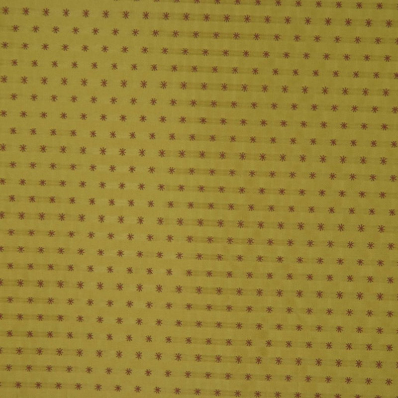 Tissu Allure, Olive / rouge