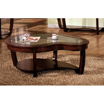 Haiya Glass Top Single Coffee Table