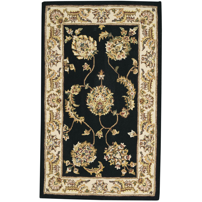 Oberry Silk Oriental Indoor Rug, Rectangle 2'6" x 4'3"