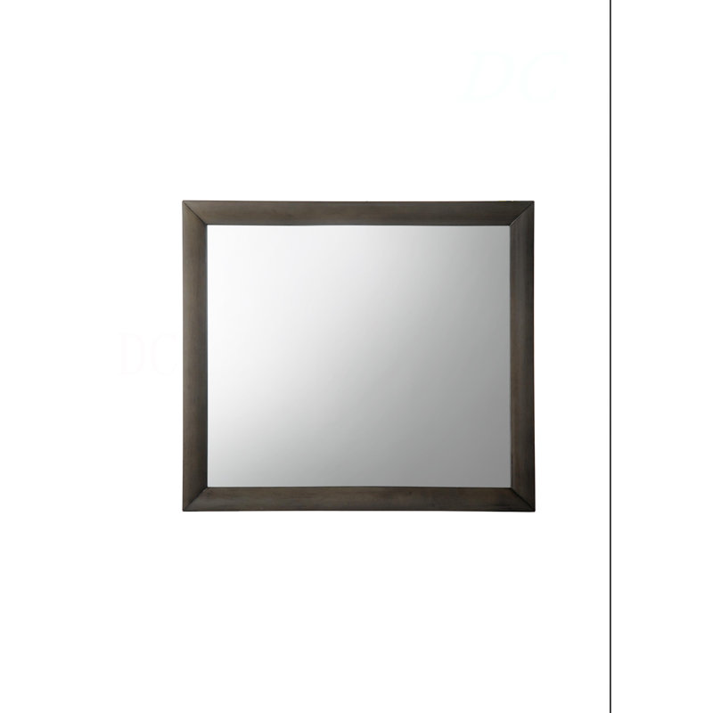 Miroir Ireland, Bois synthétique, Gris