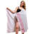 100% Cotton 35x60" Size 4 Pack Turkish Peshtemal Beach Towels-930269052
