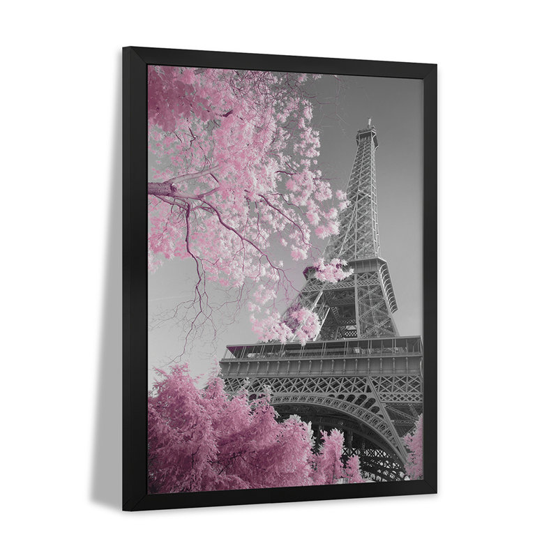 Affiche haut de gamme Paris Paris Tour Eiffel par David Clapp, H 24 po x l 32 po