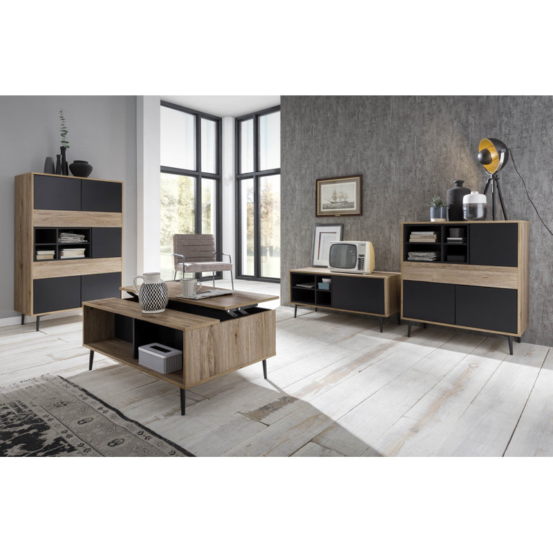 Kiel Unfinished TV Stand for TVs up to 43