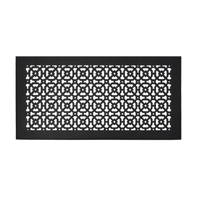 AIR RETURN 10"x20" Duct Opening | Heavy Cast Aluminum Air Grille (12"x22" Overall) | Powder Coated