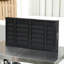 Ebern Portable Charcoal Grill Galvanised Metal, 73 x 31 x 38 cm, Black
