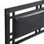Structure de lit simple en métal - Aucun sommier requis, robuste et amp; Durable