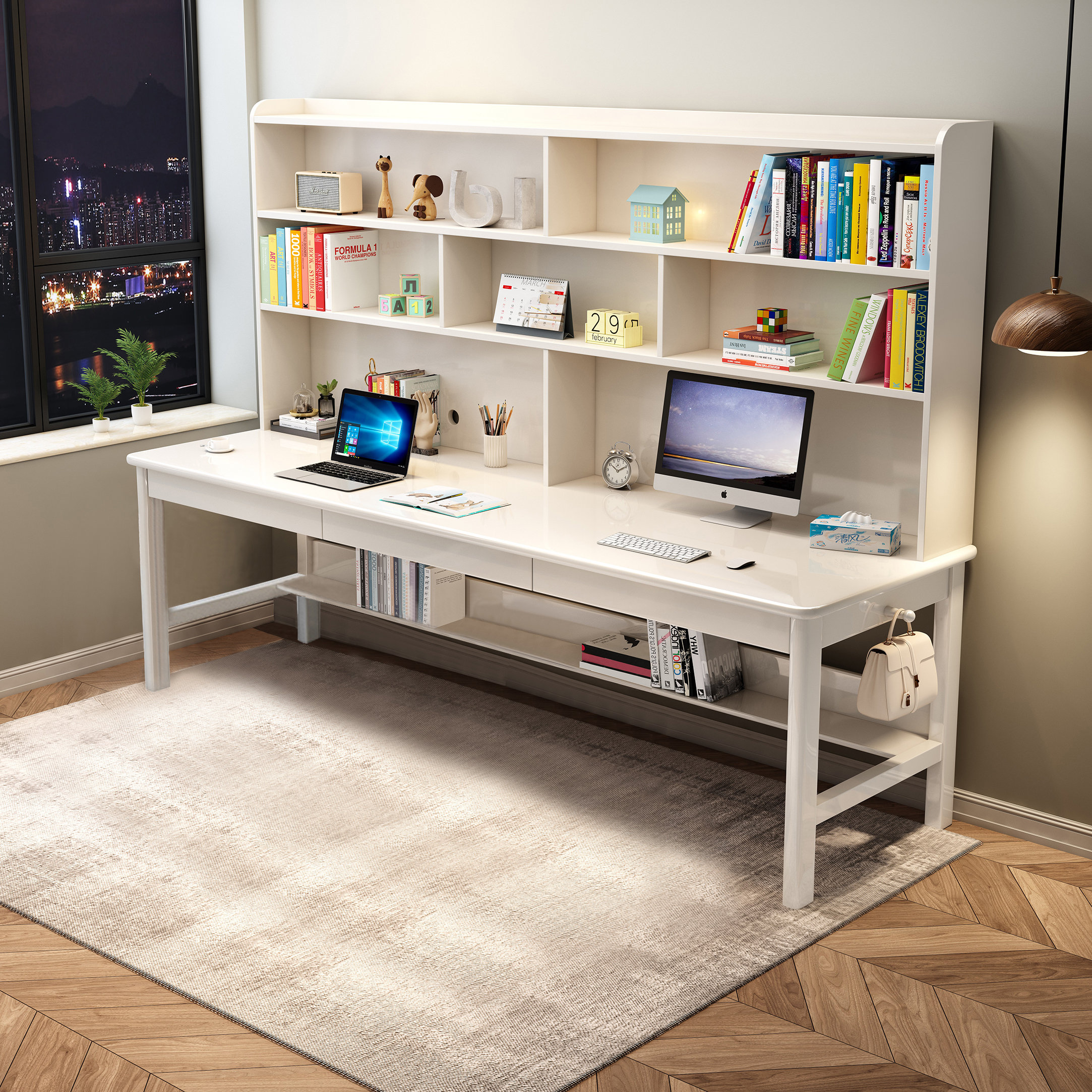 Modular Cabinet Open Shelf Unit Standard Wide Desk Height