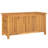 Dakota Fields Auringer 114cm W Water Resistant Teak Solid Wood Deck Box in Brown