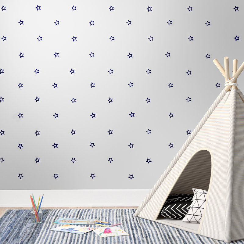 Adhésif décoratif Rozlynn, Bleu marine