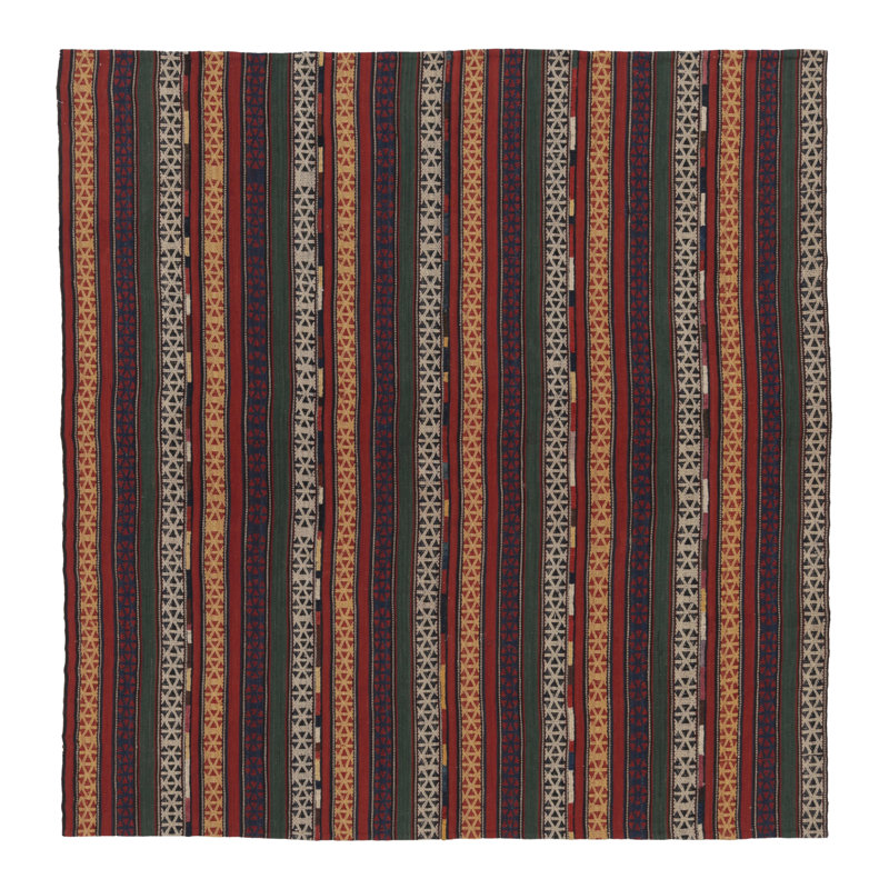 Kilim & Flat Weave One-of-a-Kind 5'4X5'9 Hand Knotted Area Rug