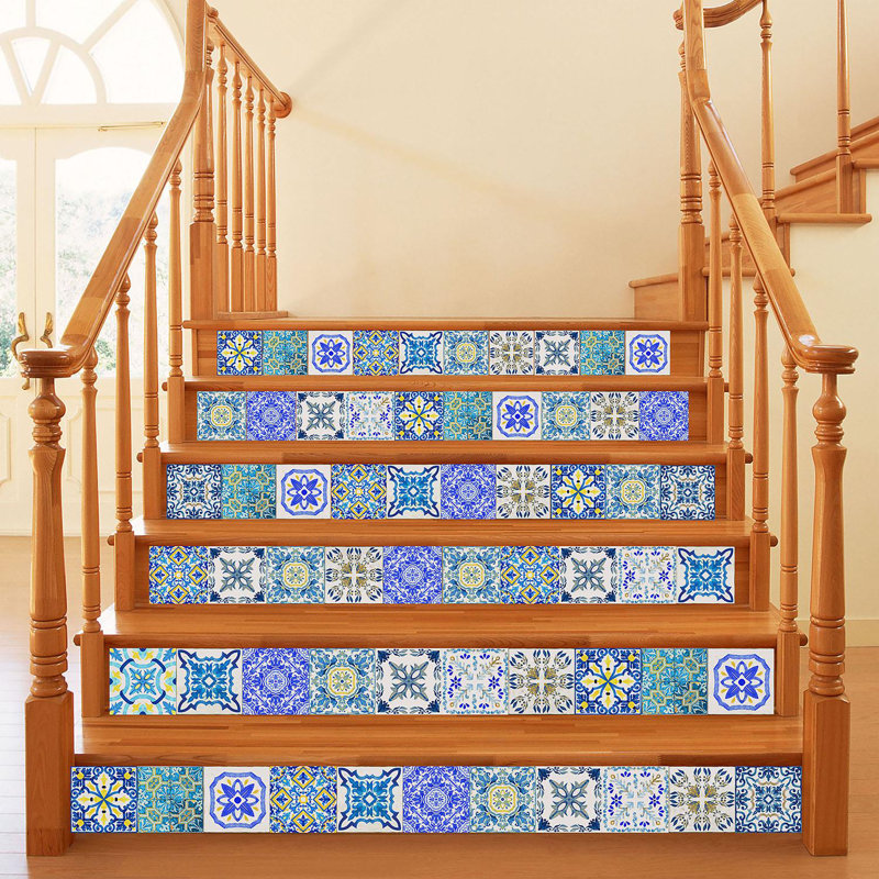 5.91'' W x 5.91'' L PVC Peel and Stick Field Tile