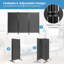Cloison pliante 3 panneaux l 102,5 po x H 72 po Leveille-1300449560