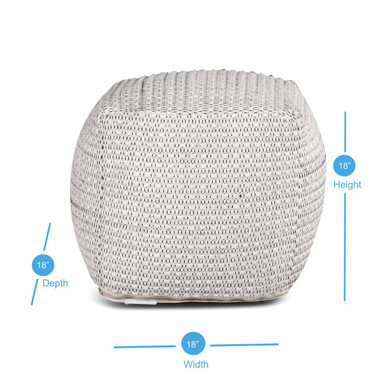 Pouf carré 18 po Lanard