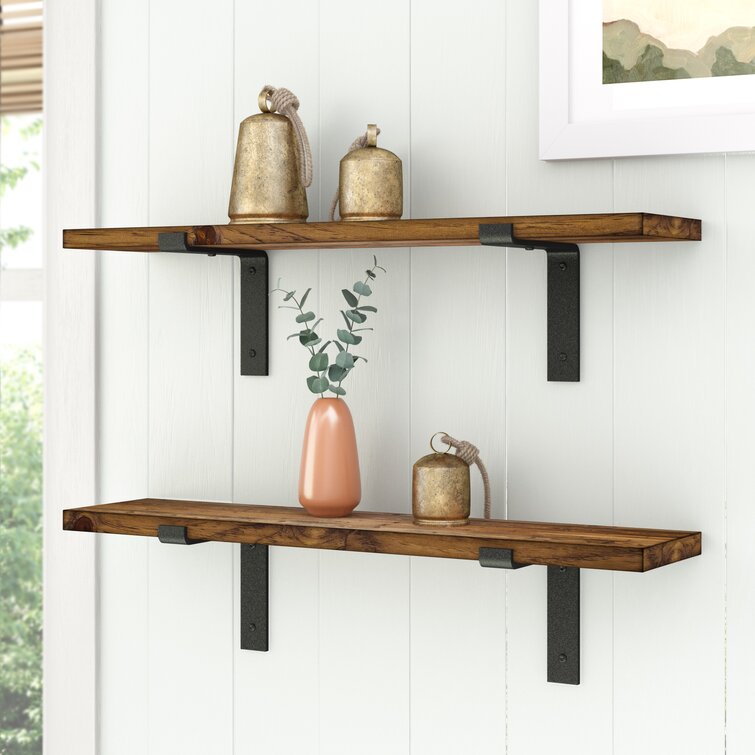 How to Make DIY Wood Shelves - allisa jacobs