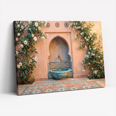 Ensemble de 1 tableau sur toile « Jardin mauresque »