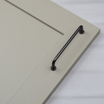 Dark Bronze Slim Pipe D-Bar Handles