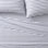 Navy French Ticking Crib Sheet