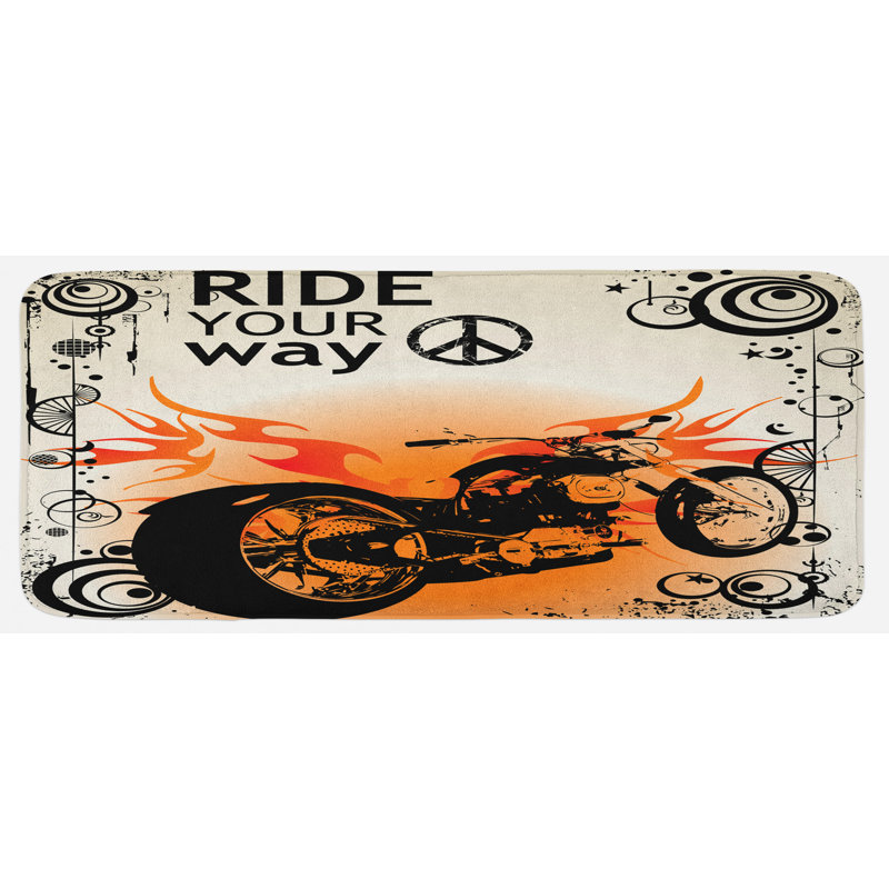 Modern & Contemporary Synthetic Kitchen Mat