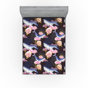 Lavande foncé, rose doux / floral