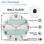 Horloge murale horloge murale 12 po