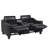 Goldenray Upholstered 71'' Power Reclining Loveseat