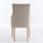 2-Pack Fabric Tufted Dining Chairs with Wooden Legs Upholstered Side Chairs for Kitchen-117443528
